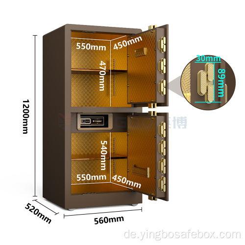 Schwarzer Fingerabdruck Safes Großhandel Preis Digital Safe Box